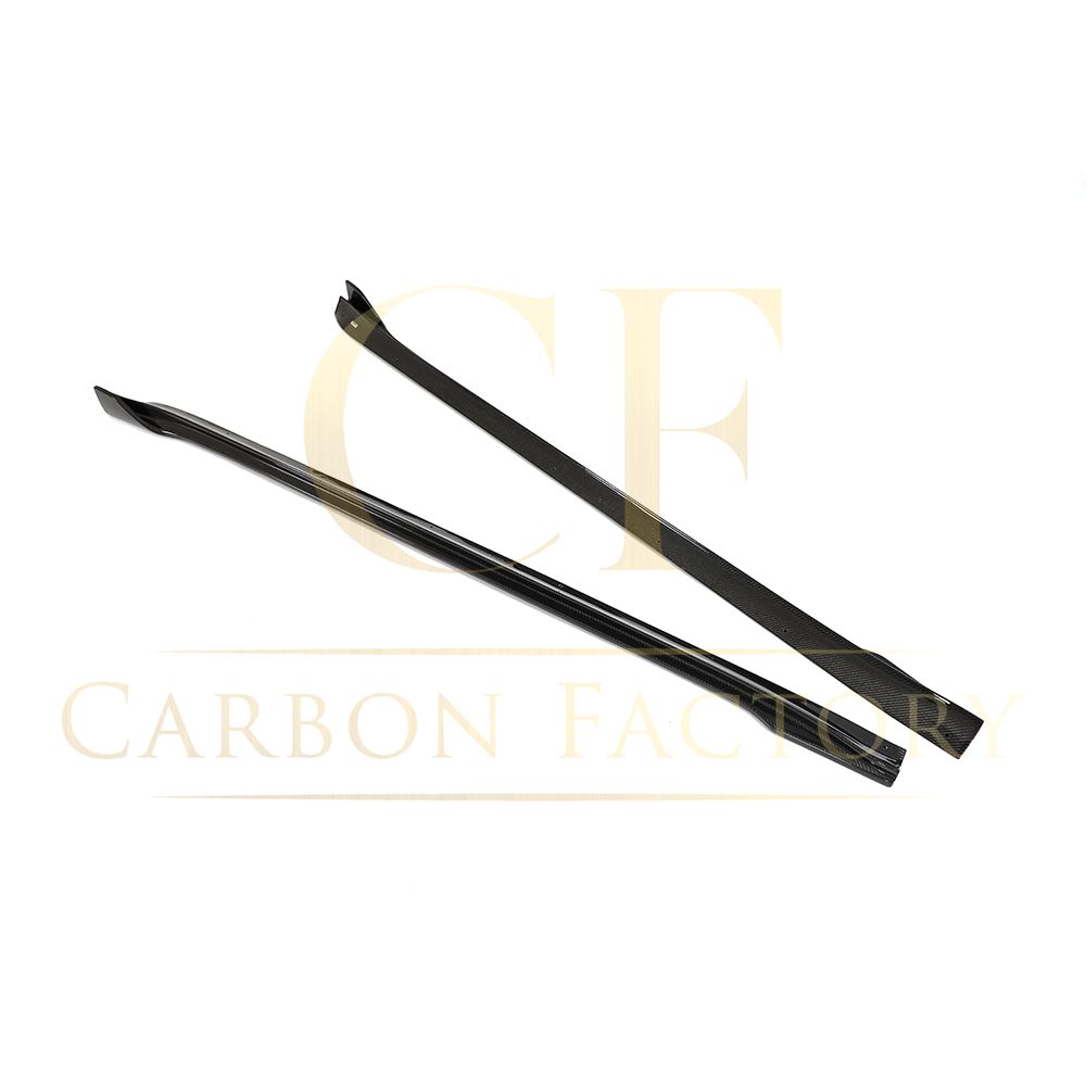 V Style Carbon Fibre Side Skirts for Tesla Model 3 Facelift 18-23 - Carbon Factory