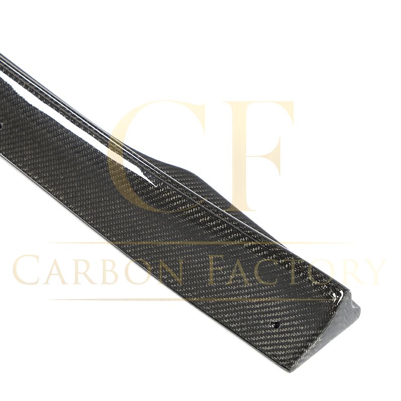 V Style Carbon Fibre Side Skirts for Tesla Model 3 Facelift 18-23 - Carbon Factory
