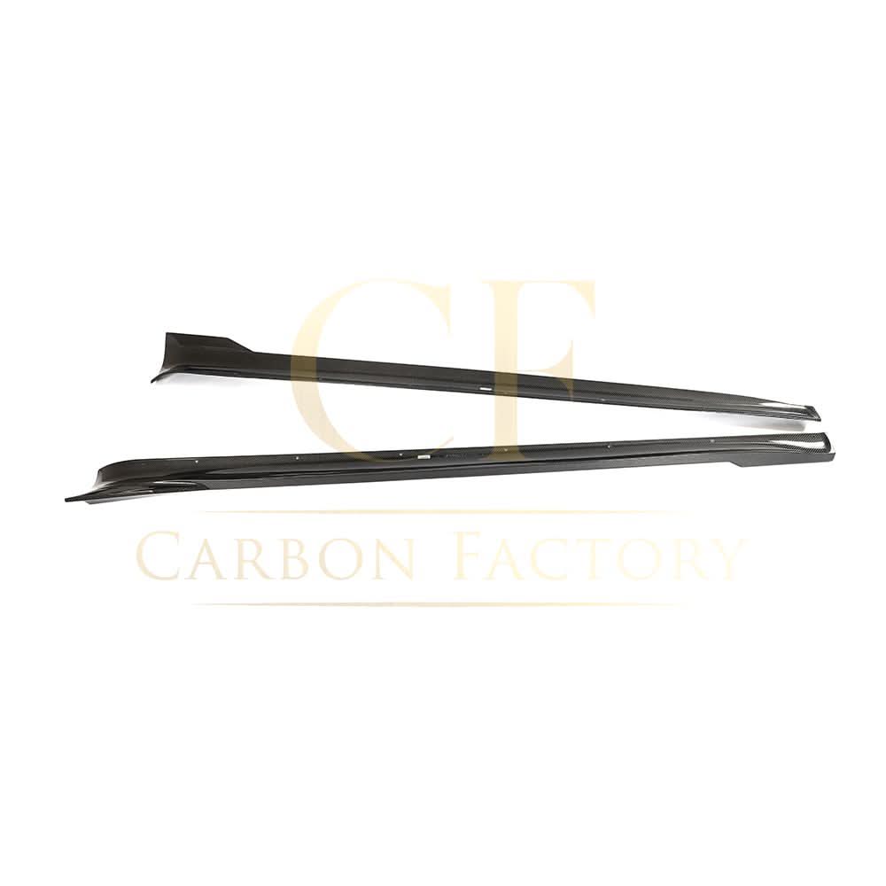 V Style Carbon Fibre Side Skirts for Tesla Model S Facelift 21-Present - Carbon Factory