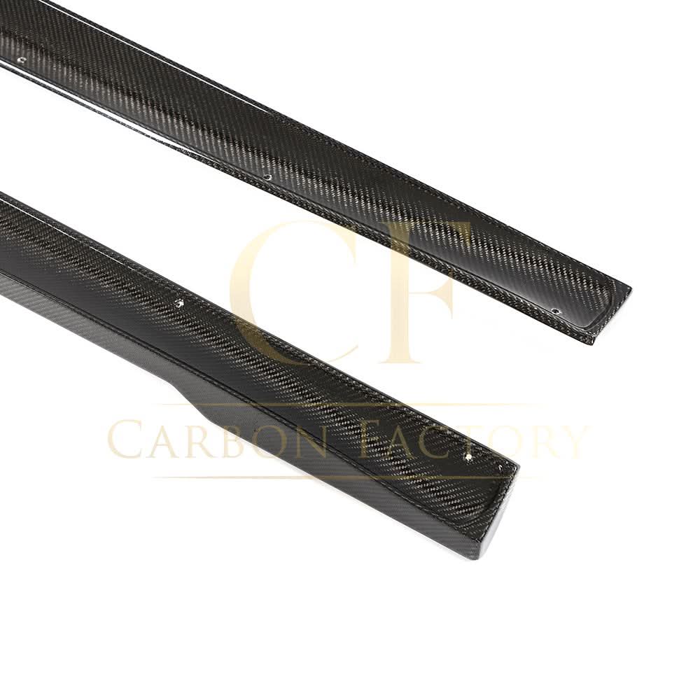 V Style Carbon Fibre Side Skirts for Tesla Model S Facelift 21-Present - Carbon Factory