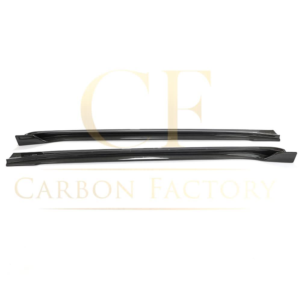 V Style Carbon Fibre Side Skirts for Tesla Model Y 19-23 - Carbon Factory