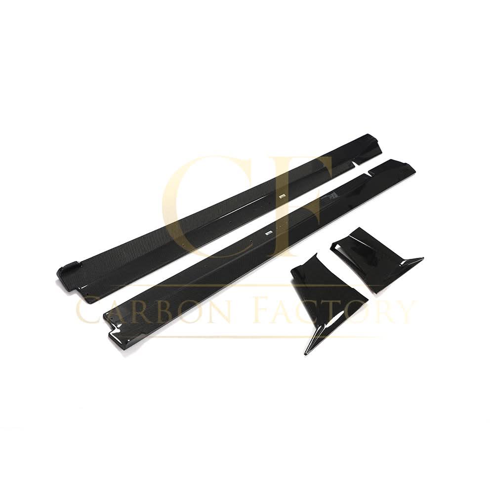 V Style Carbon Fibre Side Skirts for Toyota GR86 22-Present - Carbon Factory