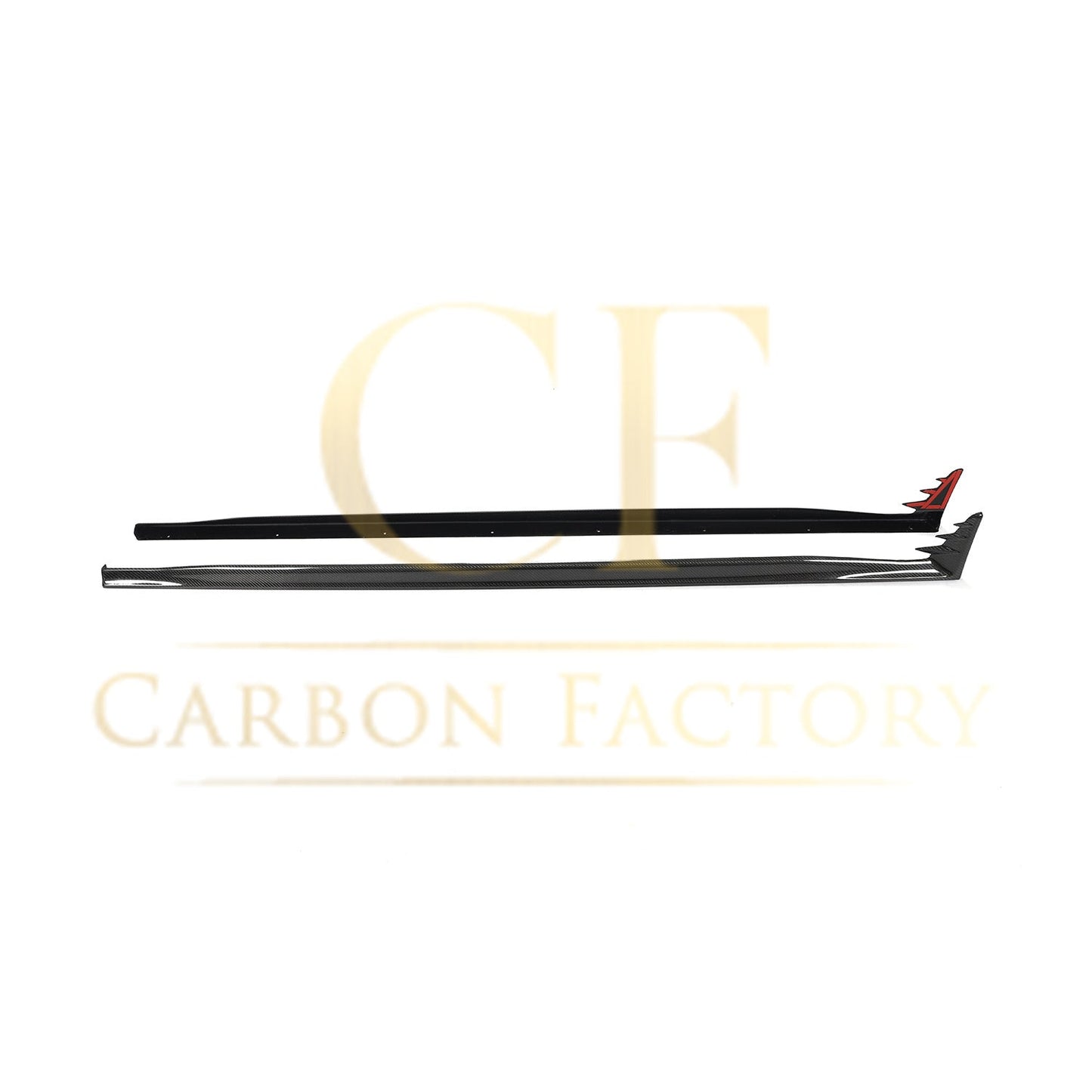 V Style Carbon Fibre Side Skirts for VW Golf MK8 GTI & R Line 21-Present - Carbon Factory