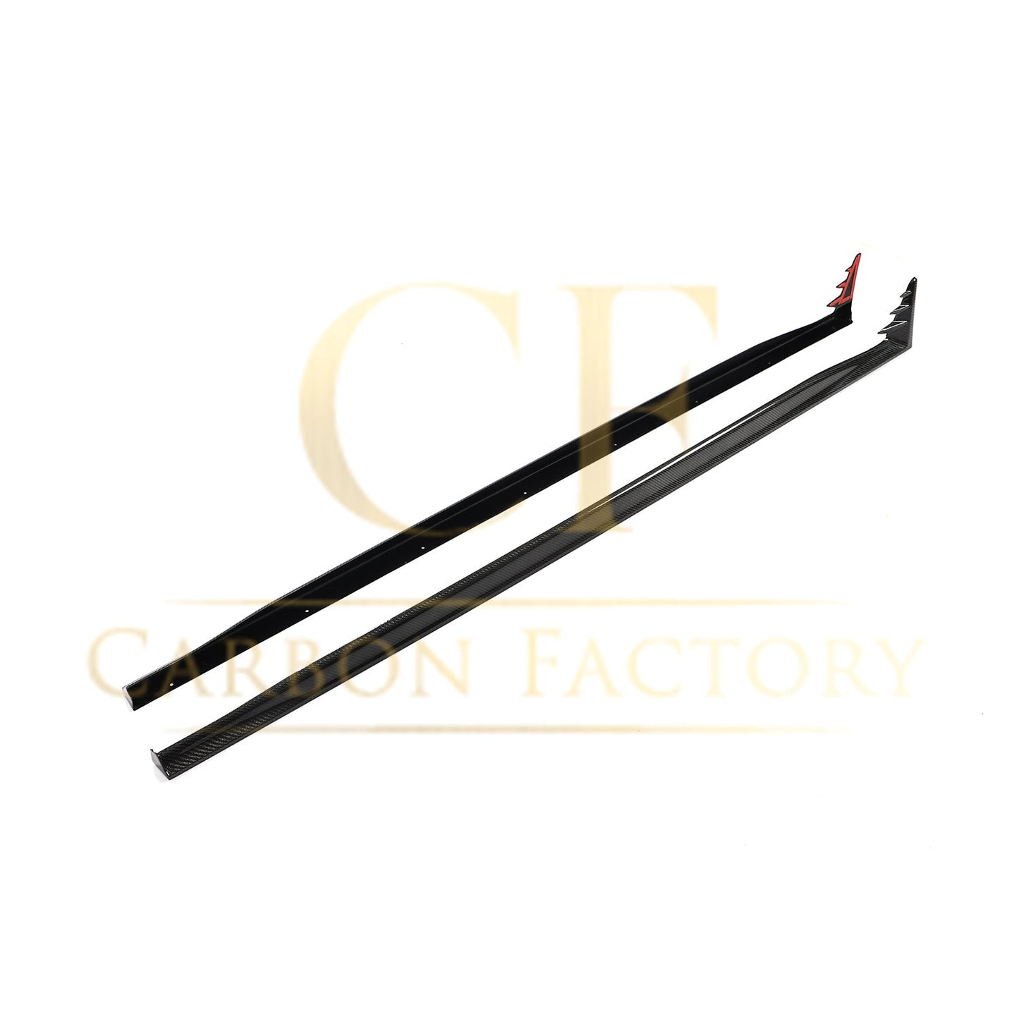 V Style Carbon Fibre Side Skirts for VW Golf MK8 GTI & R Line 21-Present - Carbon Factory