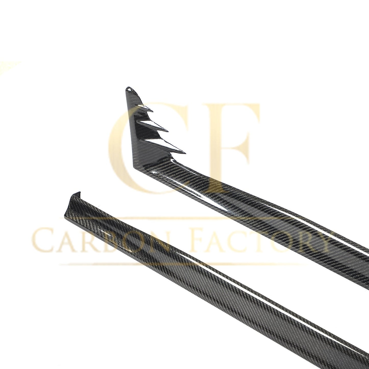 V Style Carbon Fibre Side Skirts for VW Golf MK8 GTI & R Line 21-Present - Carbon Factory