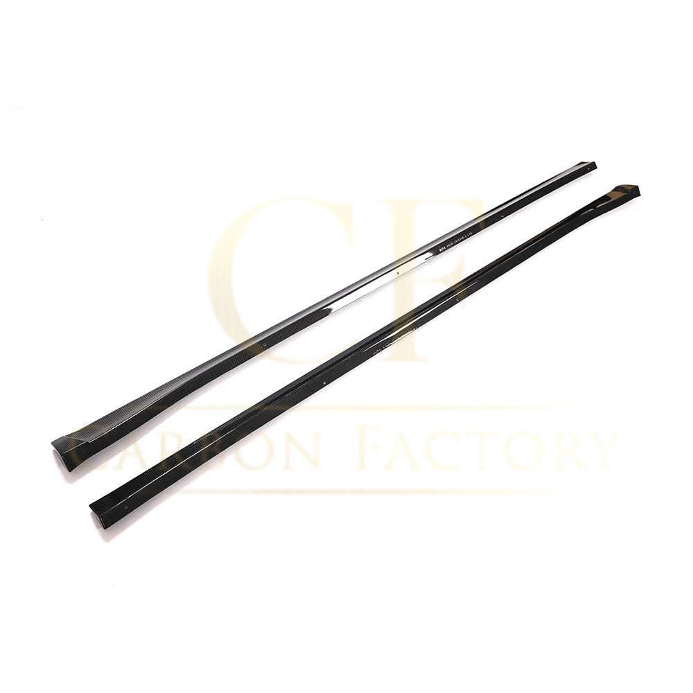V Style Carbon Fibre Side Skirts for VW T6 Multivan 15-20 - Carbon Factory