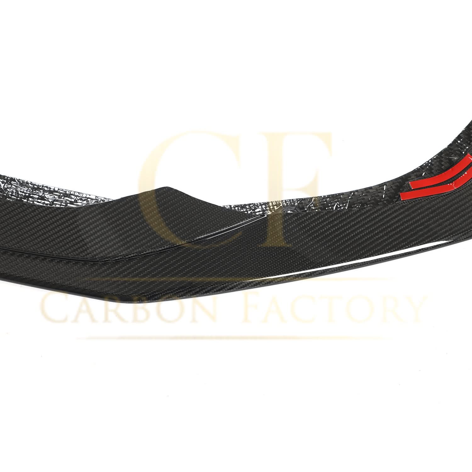 AB Style Pre-Preg Carbon Fibre Front Splitter for Audi 4K RS7 20-22 - Carbon Factory