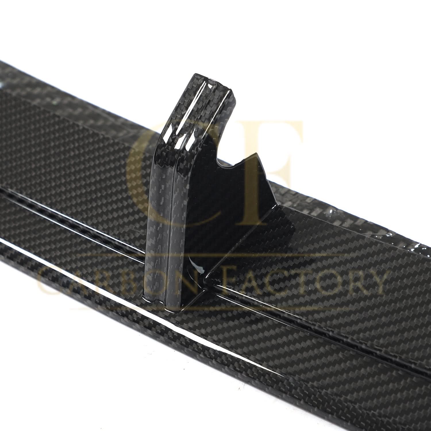 AB Style Pre-Preg Carbon Fibre Front Splitter for Audi 4K RS7 20-22 - Carbon Factory