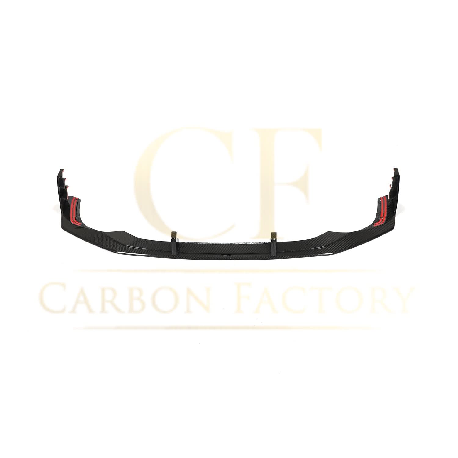 AB Style Pre-Preg Carbon Fibre Front Splitter for Audi 4K RS7 20-22 - Carbon Factory