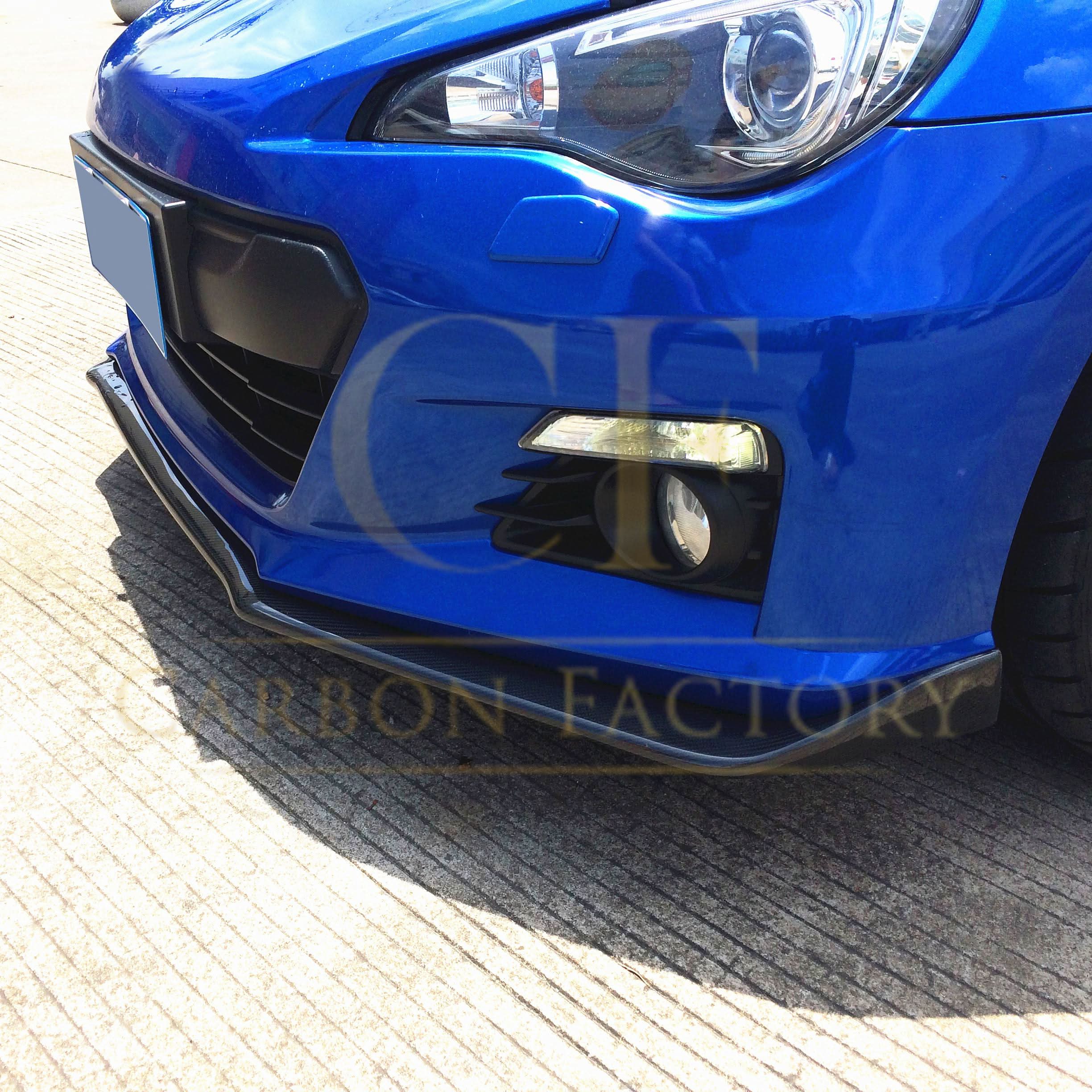 AC Style Carbon Fibre Front Splitter for Toyota GT86 13-16 - Carbon Factory