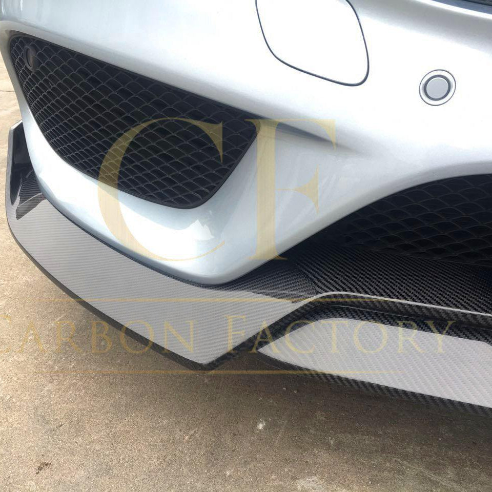 AMG Style Carbon Fibre Front Splitter for Mercedes Benz W205 C Class 15-18 - Carbon Factory