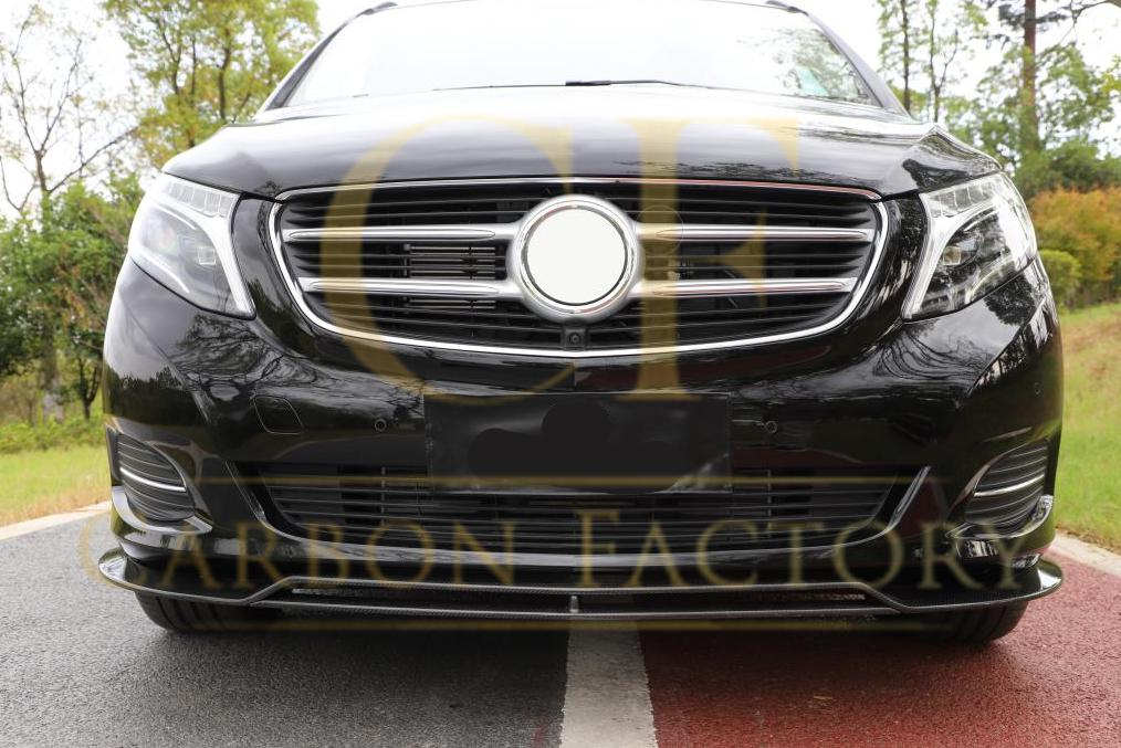 AMG Style Carbon Fibre Front Splitter for Mercedes Benz W447 Vito 16-18 - Carbon Factory