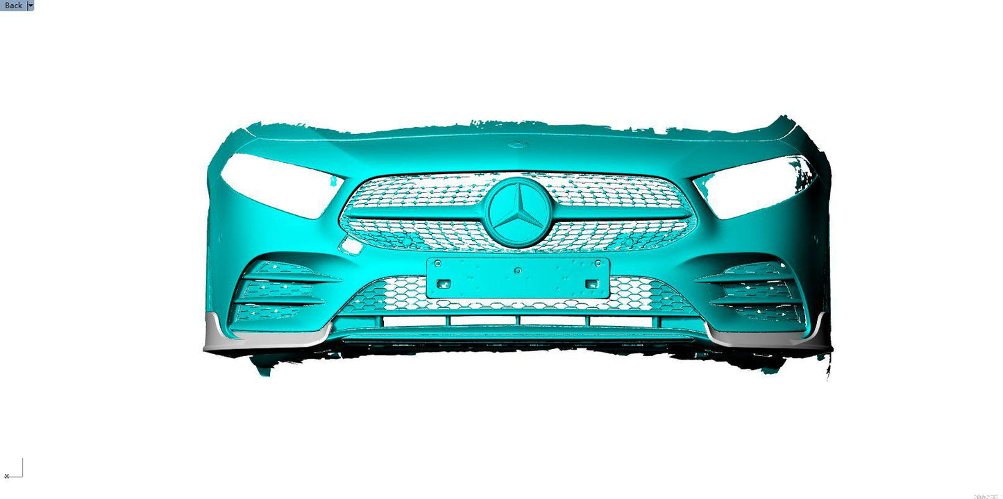 Brabus Style Carbon Fibre Front Bumper Covers for Mercedes Benz W177 A Class 19-Present - Carbon Factory