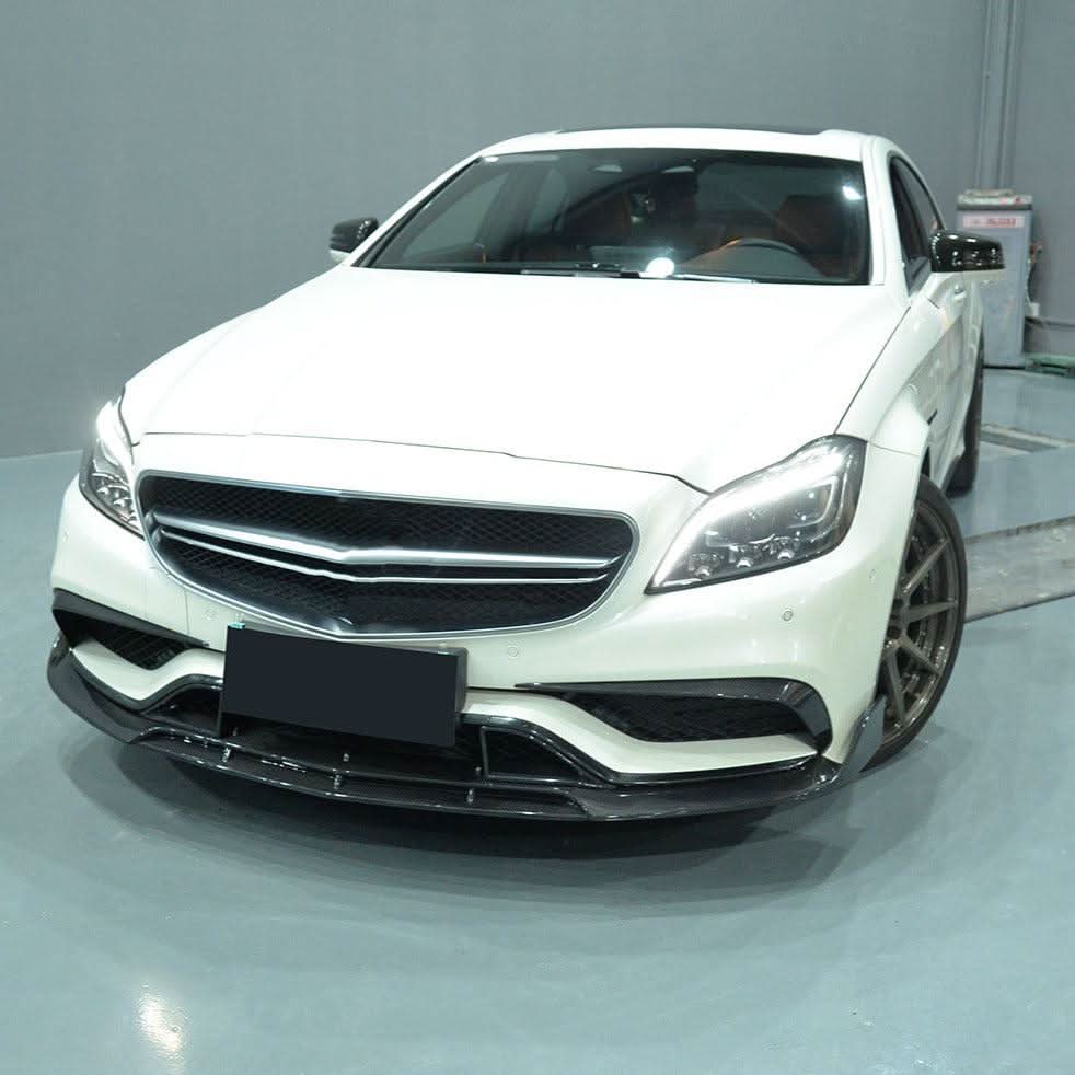 Brabus Style Carbon Fibre Front Splitter for Mercedes Benz C218 CLS 15-18 - Carbon Factory