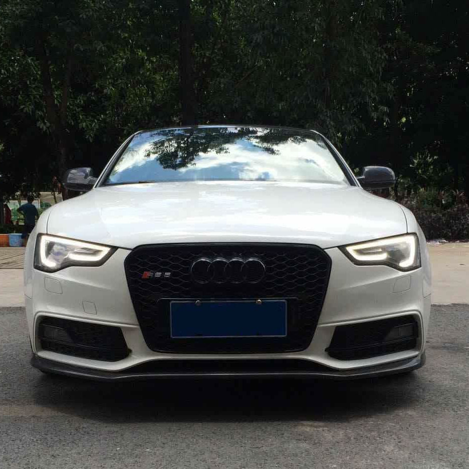 C Style Carbon Fibre Front Splitter for Audi B8.5 S5 A5 S Line 11-16 - Carbon Factory