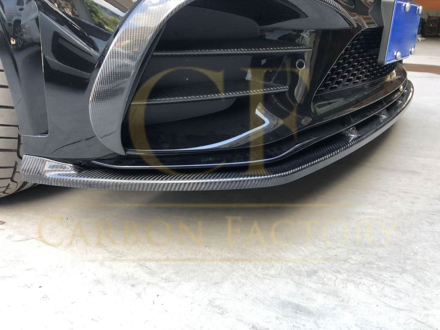 C43 Carbon Fibre Front Splitter for Mercedes Benz W205 C Class 20-21 - Carbon Factory