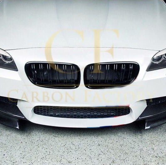 Carbon Fibre Front Splitter Covers for BMW F10 M5 10-17 - Carbon Factory