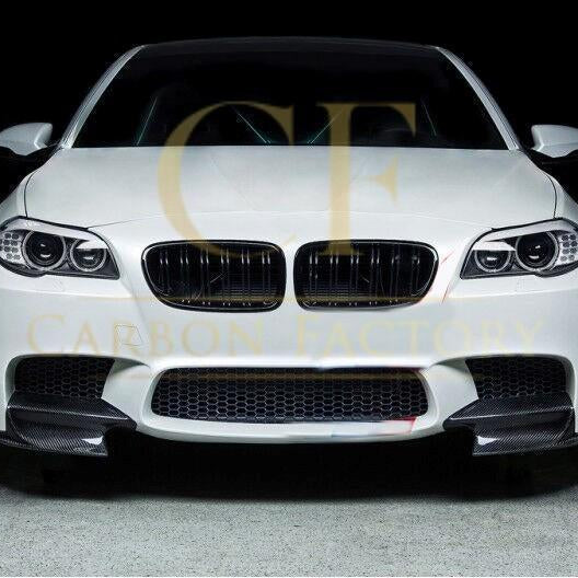 Carbon Fibre Front Splitter Covers for BMW F10 M5 10-17 - Carbon Factory