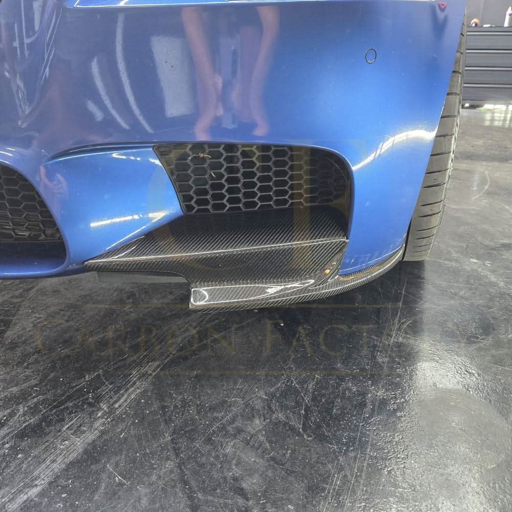 Carbon Fibre Front Splitter Covers for BMW F10 M5 10-17 - Carbon Factory