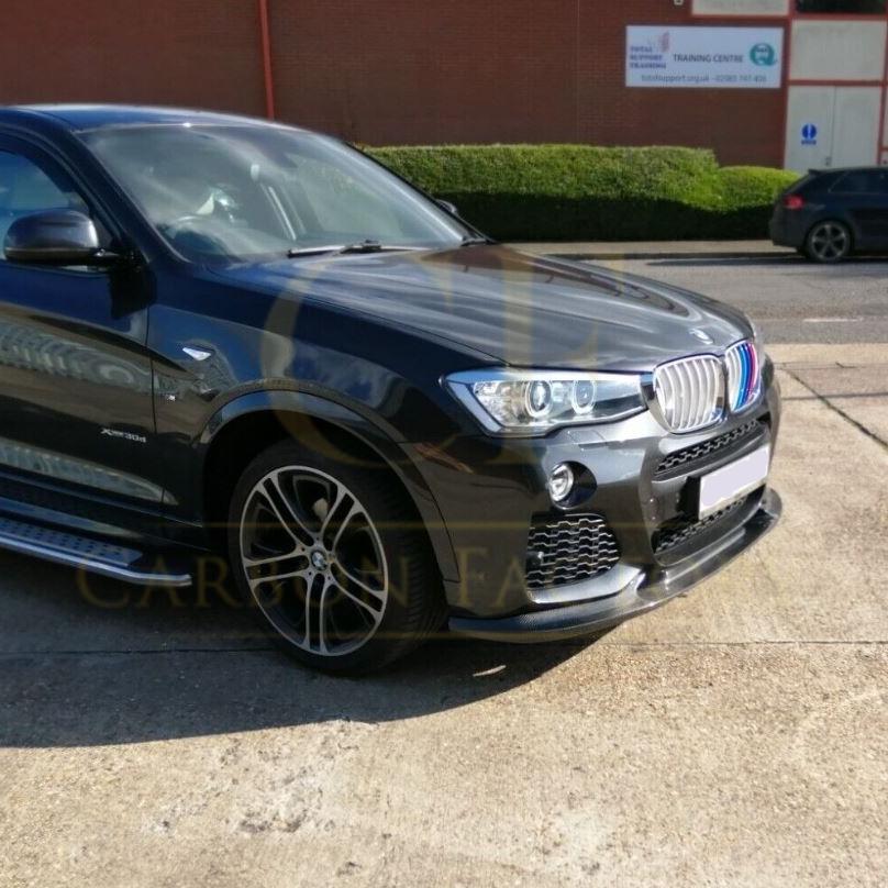Carbon Fibre Front Splitter for BMW F25 X3 F26 X4 M Sport 15-18 - Carbon Factory