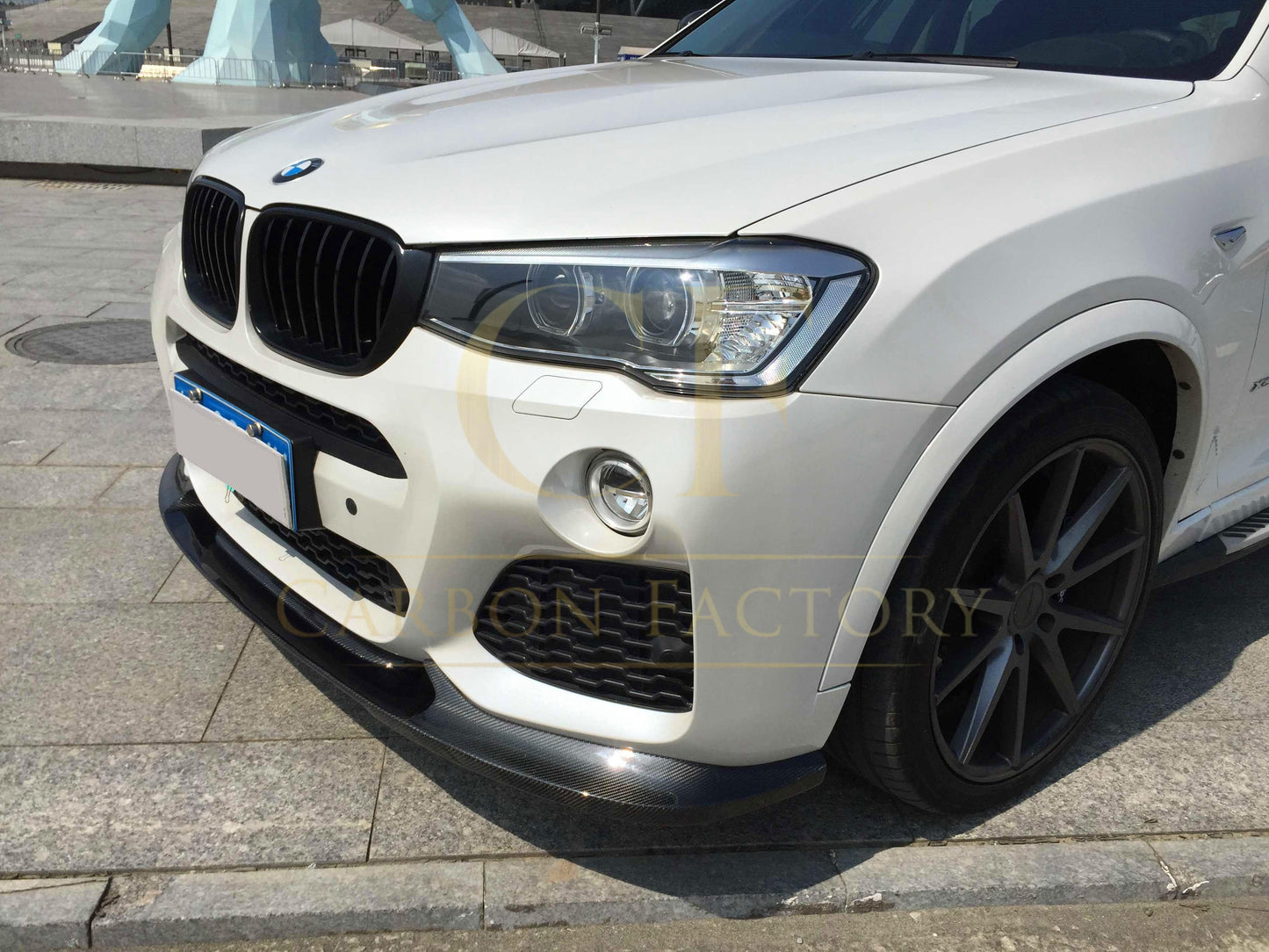 Carbon Fibre Front Splitter for BMW F25 X3 F26 X4 M Sport 15-18 - Carbon Factory