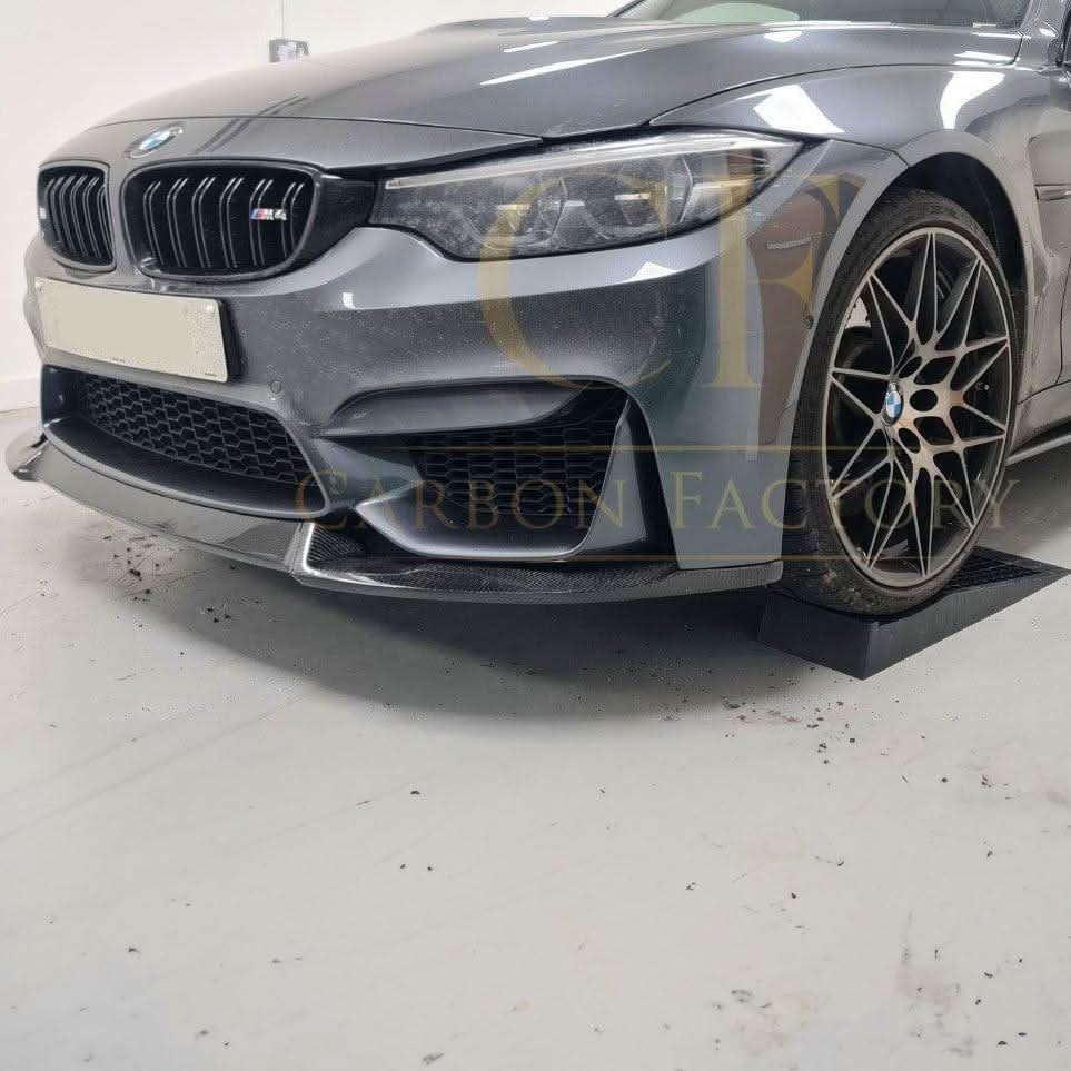 CS Style Carbon Fibre Front Splitter for BMW F80 M3 F82 F83 M4 14-20 - Carbon Factory