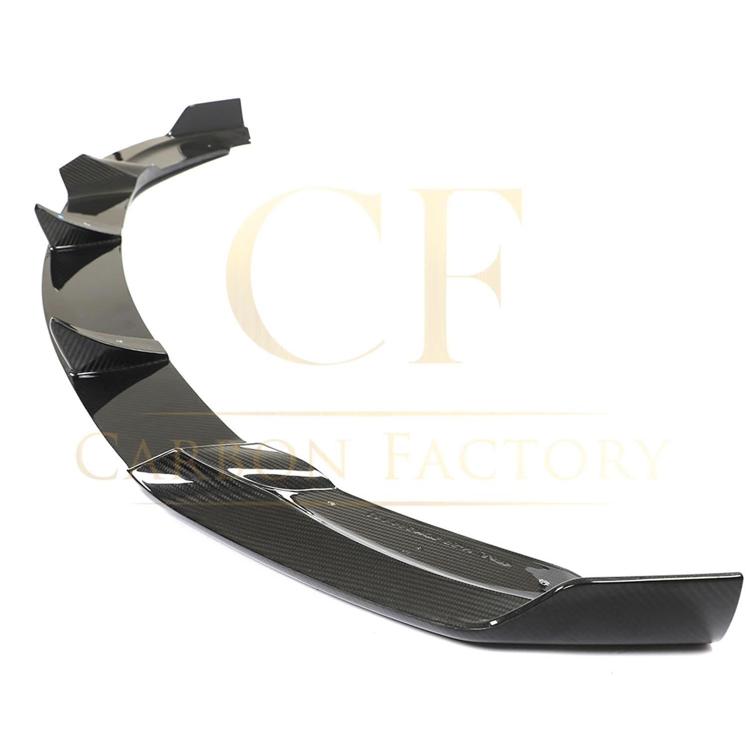 CS Style Pre-Preg Carbon Fibre Front Splitter for Tesla Model Y 19-23 - Carbon Factory
