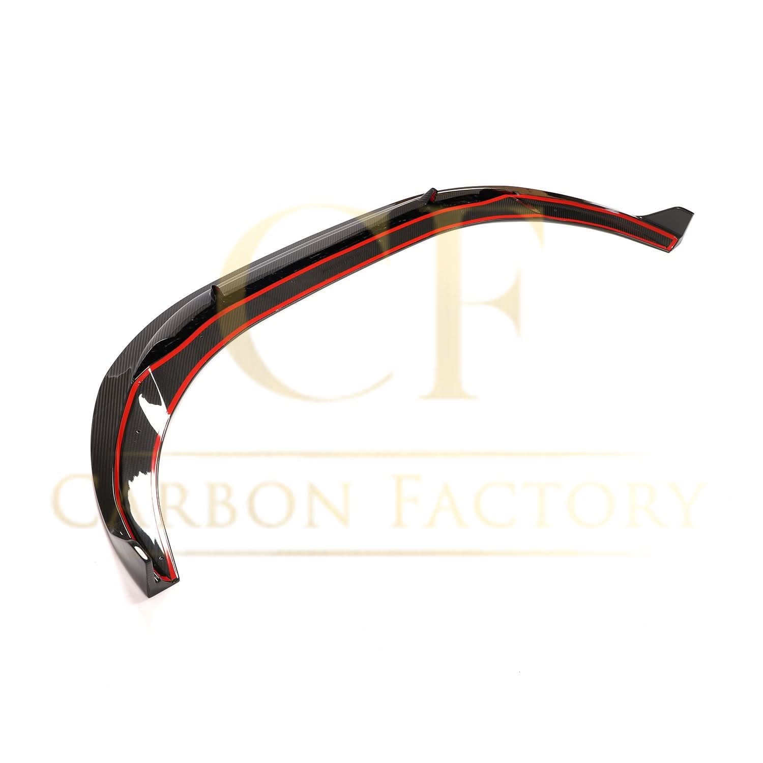 ED Style Pre-Preg Carbon Fibre Front Splitter for Audi A4 B9 S Line & S4 19-22 - Carbon Factory