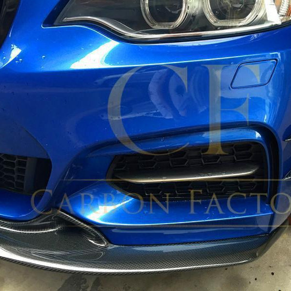 Exo Style Carbon Fibre Front Splitter for BMW F22 2 Series M Sport 14-21 - Carbon Factory