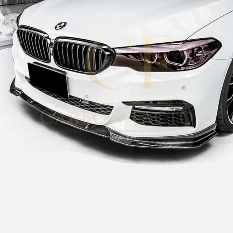 FD Style Carbon Fibre Front Splitter for BMW G30 5 Series M Sport 17-20 - Carbon Factory