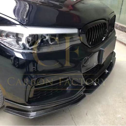 FD Style Carbon Fibre Front Splitter for BMW G30 5 Series M Sport 17-20 - Carbon Factory