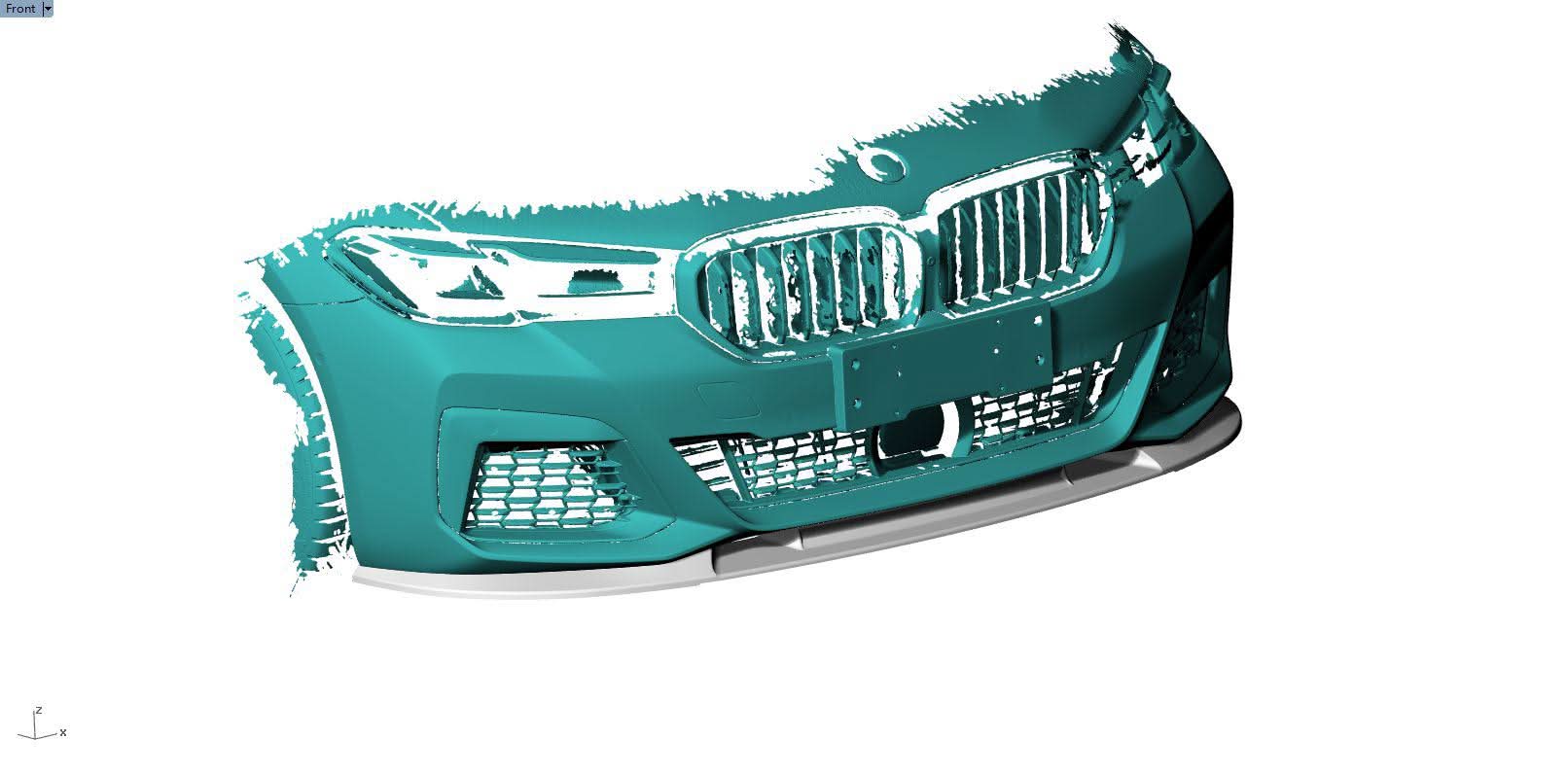G30 5 Series LCI M Sport Carbon Fibre Front Splitter 3D Style 21-Present by Carbon Factory - Carbon Factory