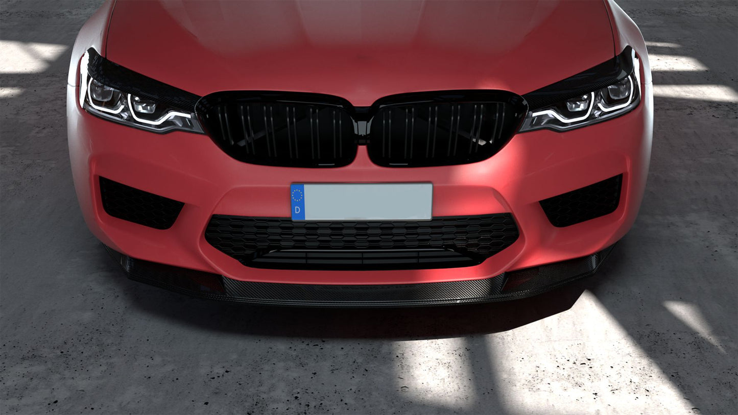 G30 5 Series LCI M Sport Carbon Fibre Front Splitter 3D Style 21-Present by Carbon Factory - Carbon Factory