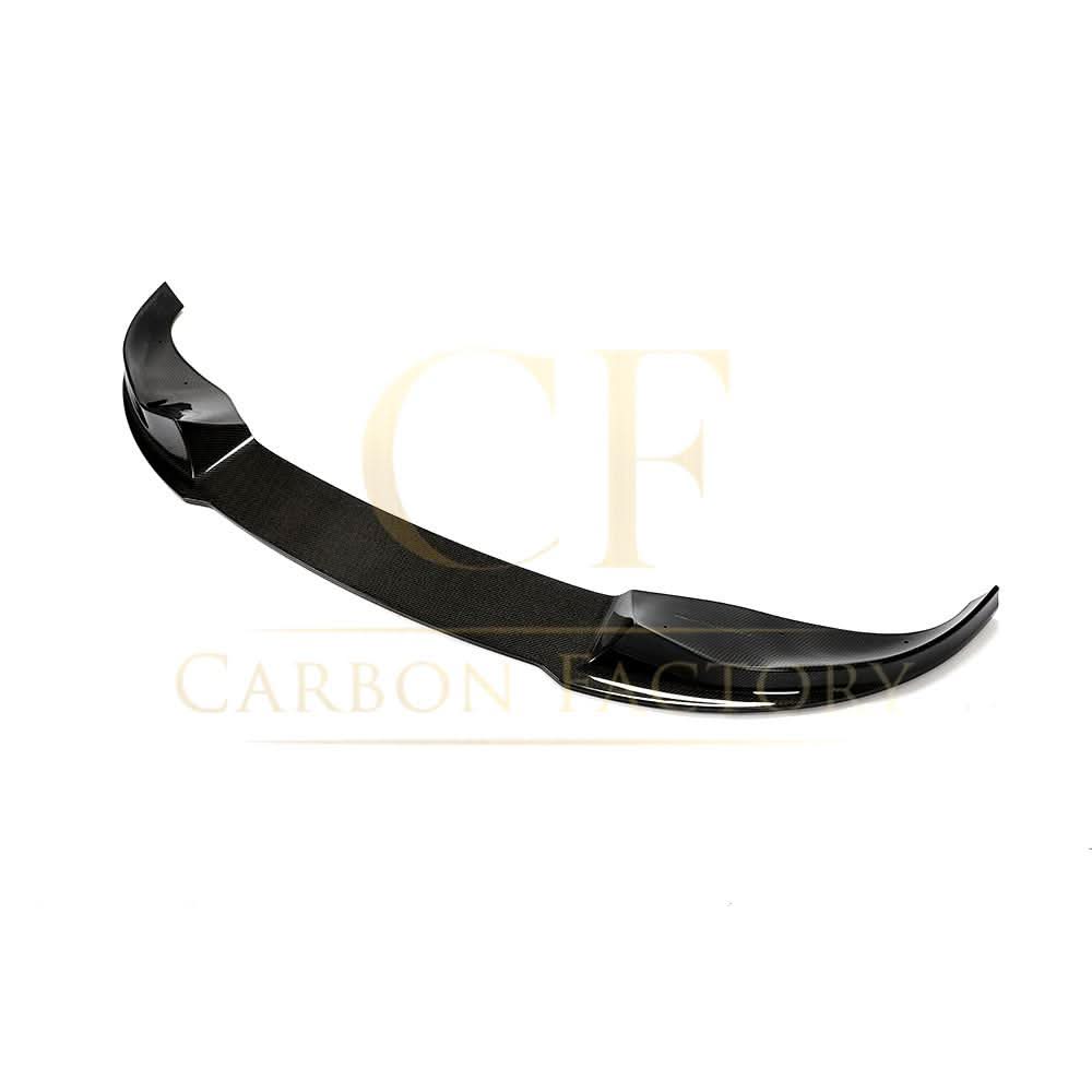 H-style carbon fiber front splitter for BMW G05 X5 (2018-2022), enhances aerodynamics and sporty look.