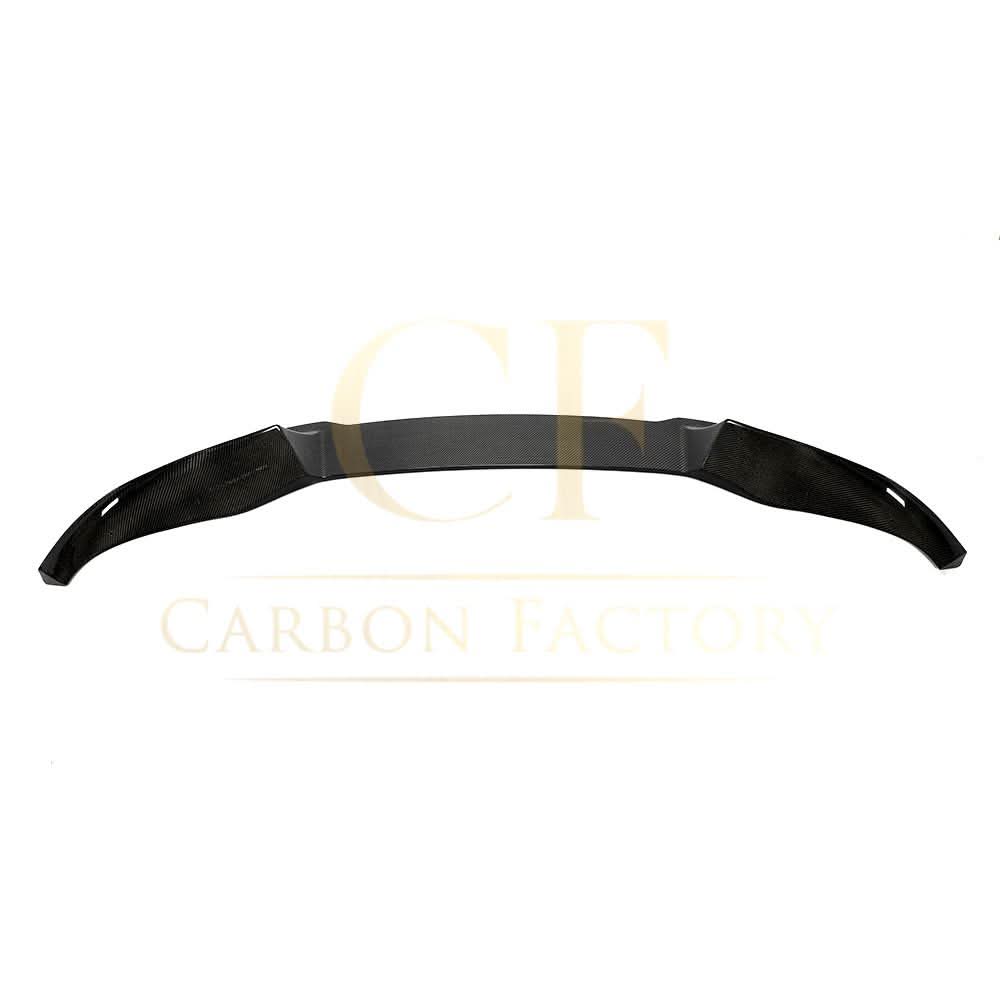 H-style carbon fiber front splitter for BMW G05 X5 2018-2022, enhancing aerodynamics and sporty appearance.