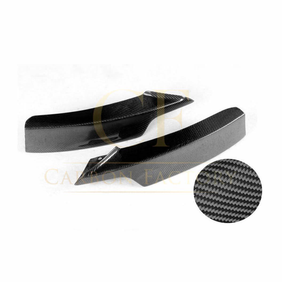 MP Style Carbon Fibre Front Splitter Covers for BMW F30 F31 3 Series M Sport 12-19 - Carbon Factory