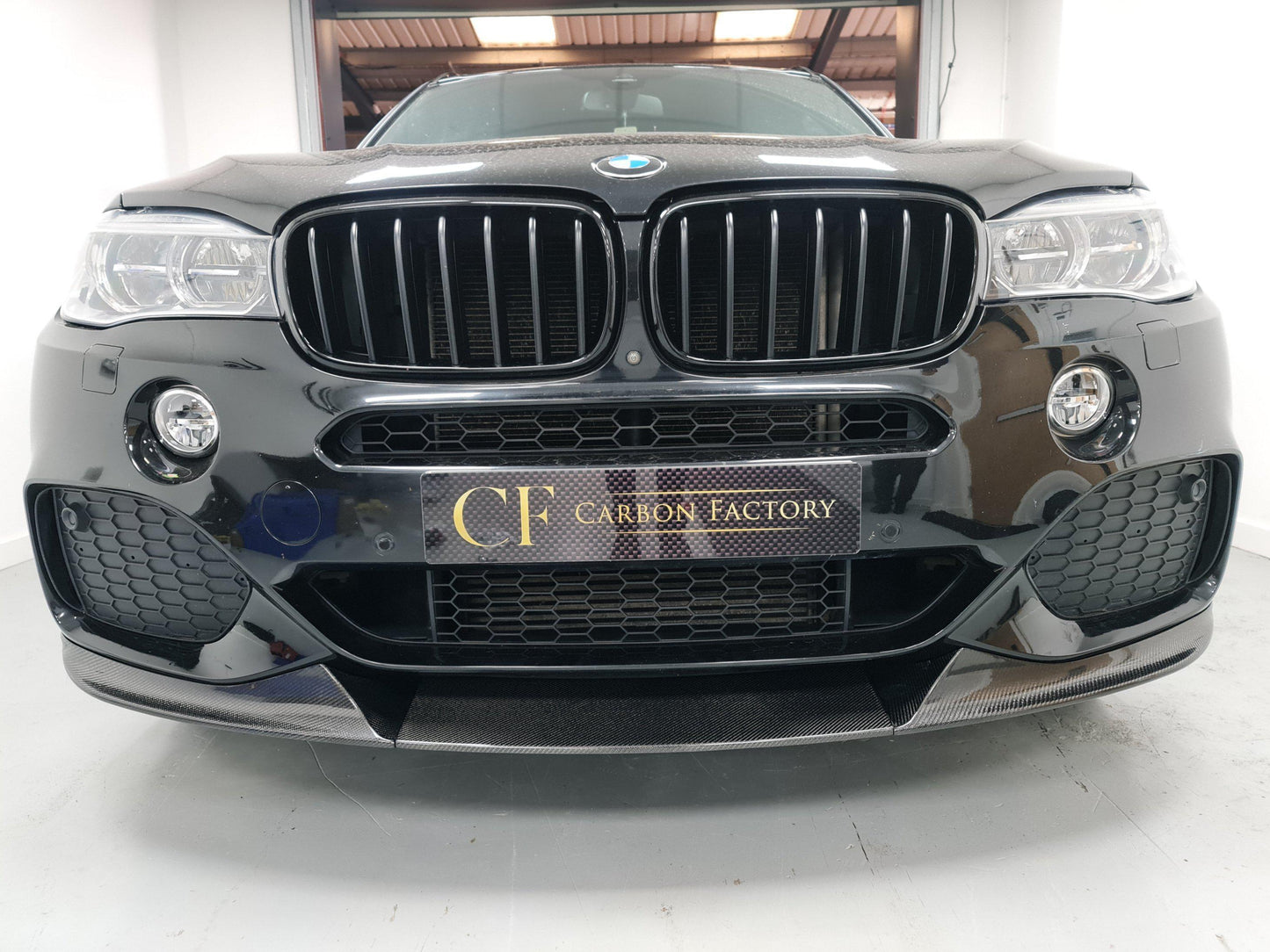 MP Style Carbon Fibre Front Splitter for BMW F15 X5 M Sport 14-18 - Carbon Factory