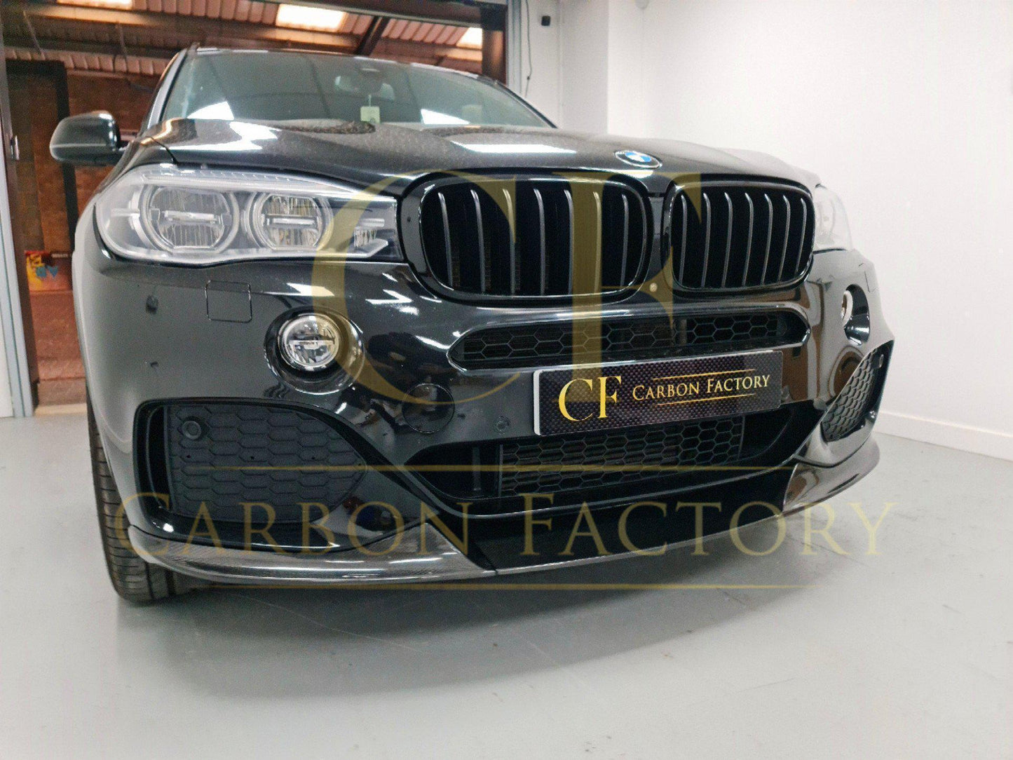MP Style Carbon Fibre Front Splitter for BMW F15 X5 M Sport 14-18 - Carbon Factory