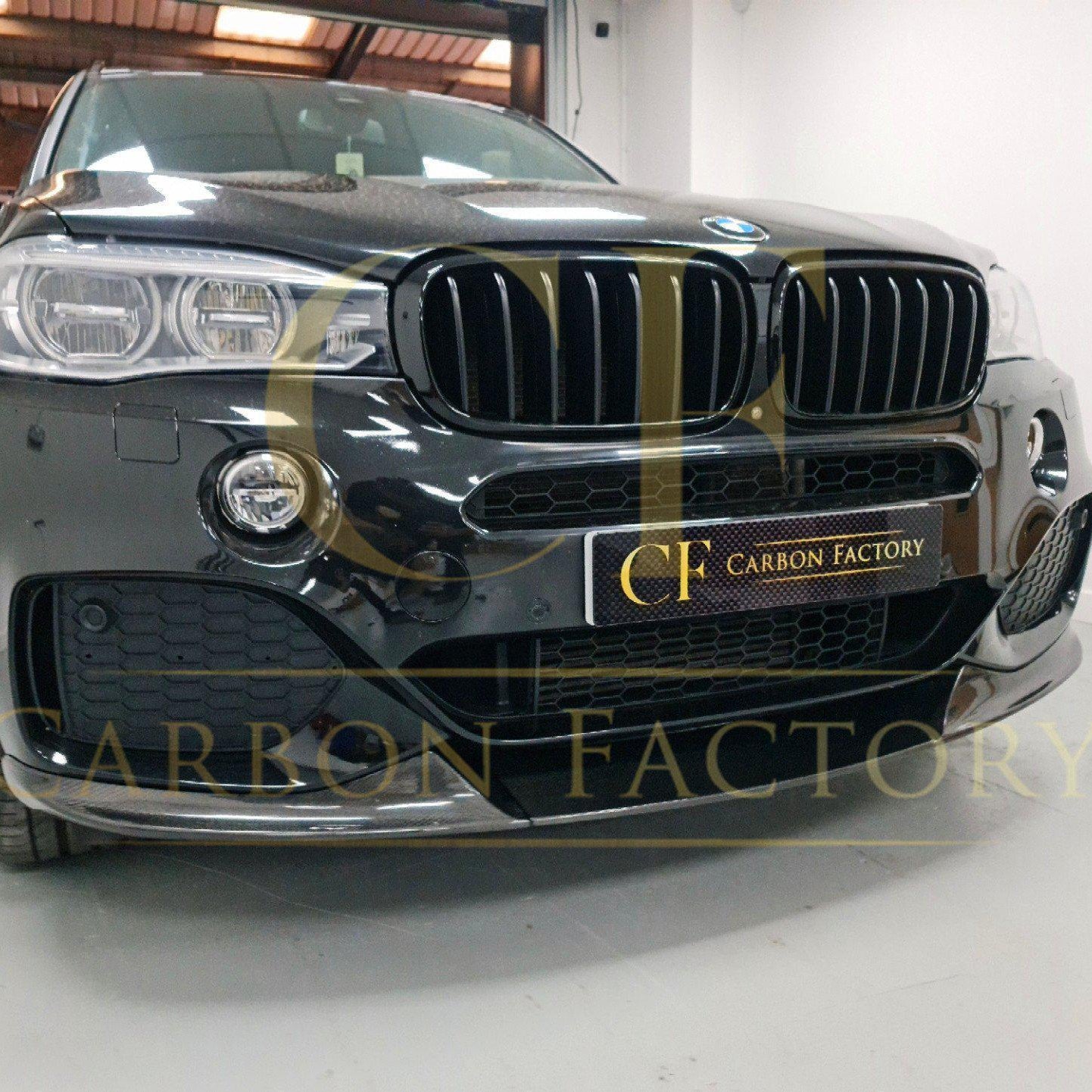 MP Style Carbon Fibre Front Splitter for BMW F15 X5 M Sport 14-18 - Carbon Factory