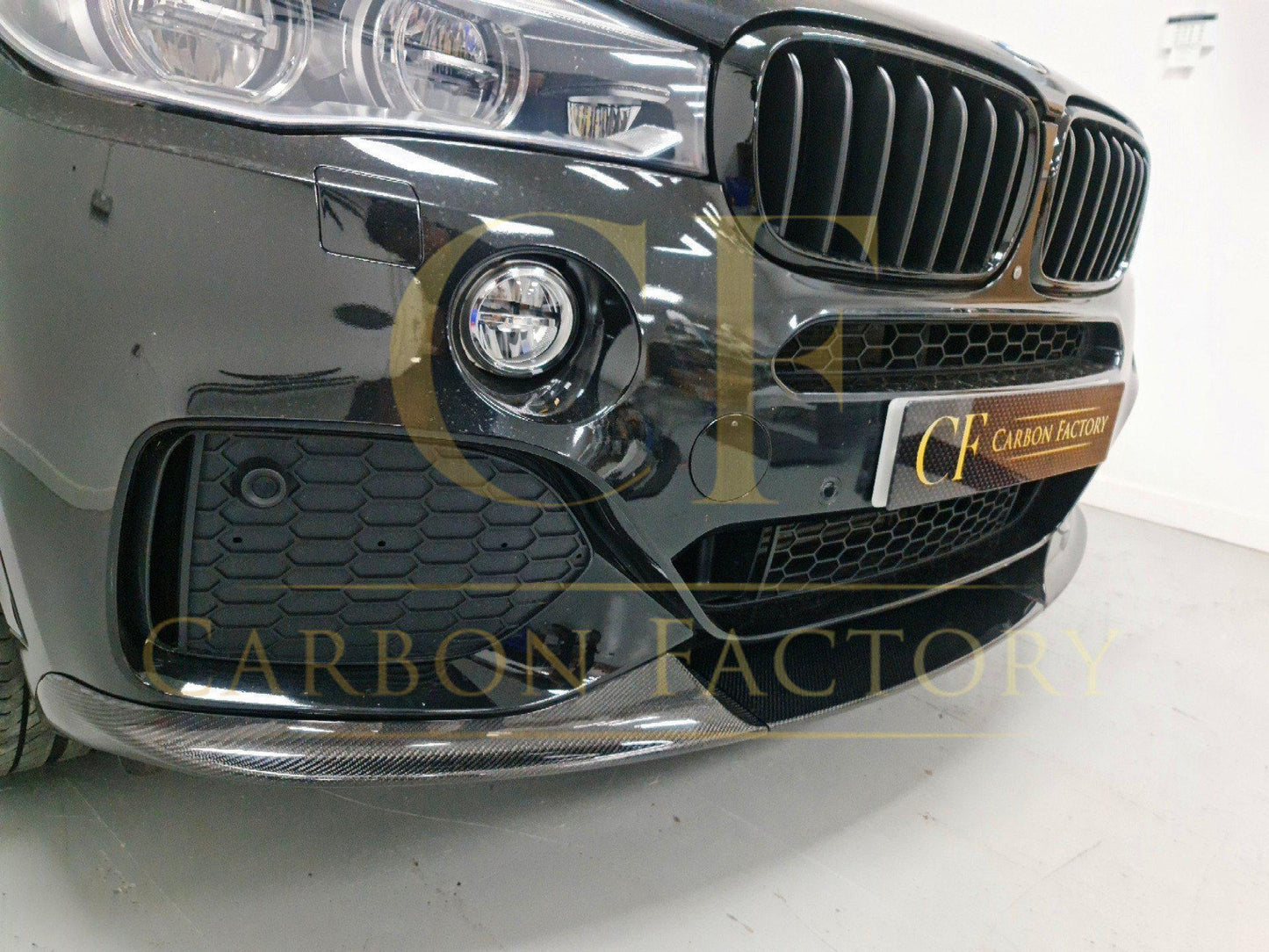 MP Style Carbon Fibre Front Splitter for BMW F15 X5 M Sport 14-18 - Carbon Factory