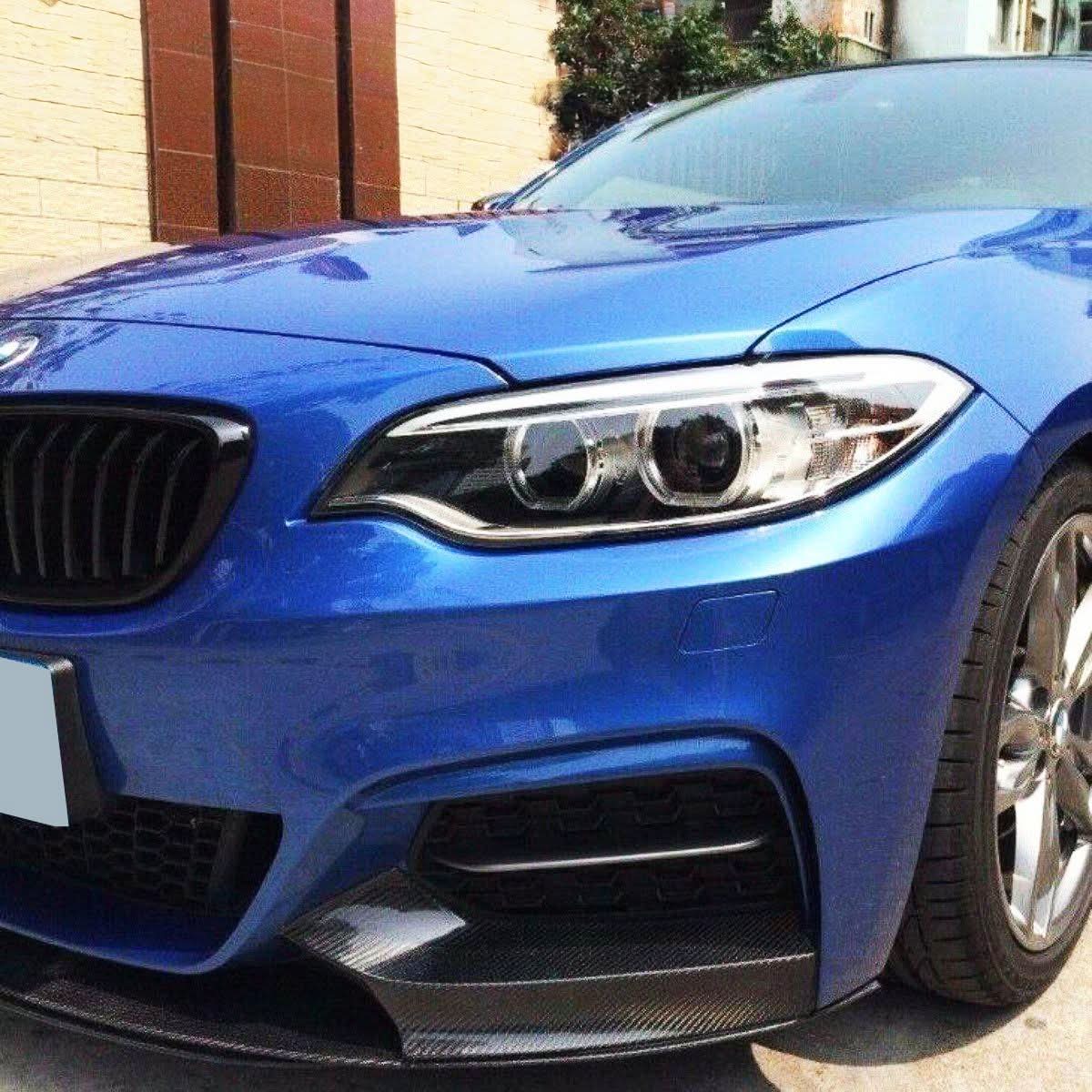 MP Style Carbon Fibre Front Splitter for BMW F22 2 Series M Sport 14-21 - Carbon Factory
