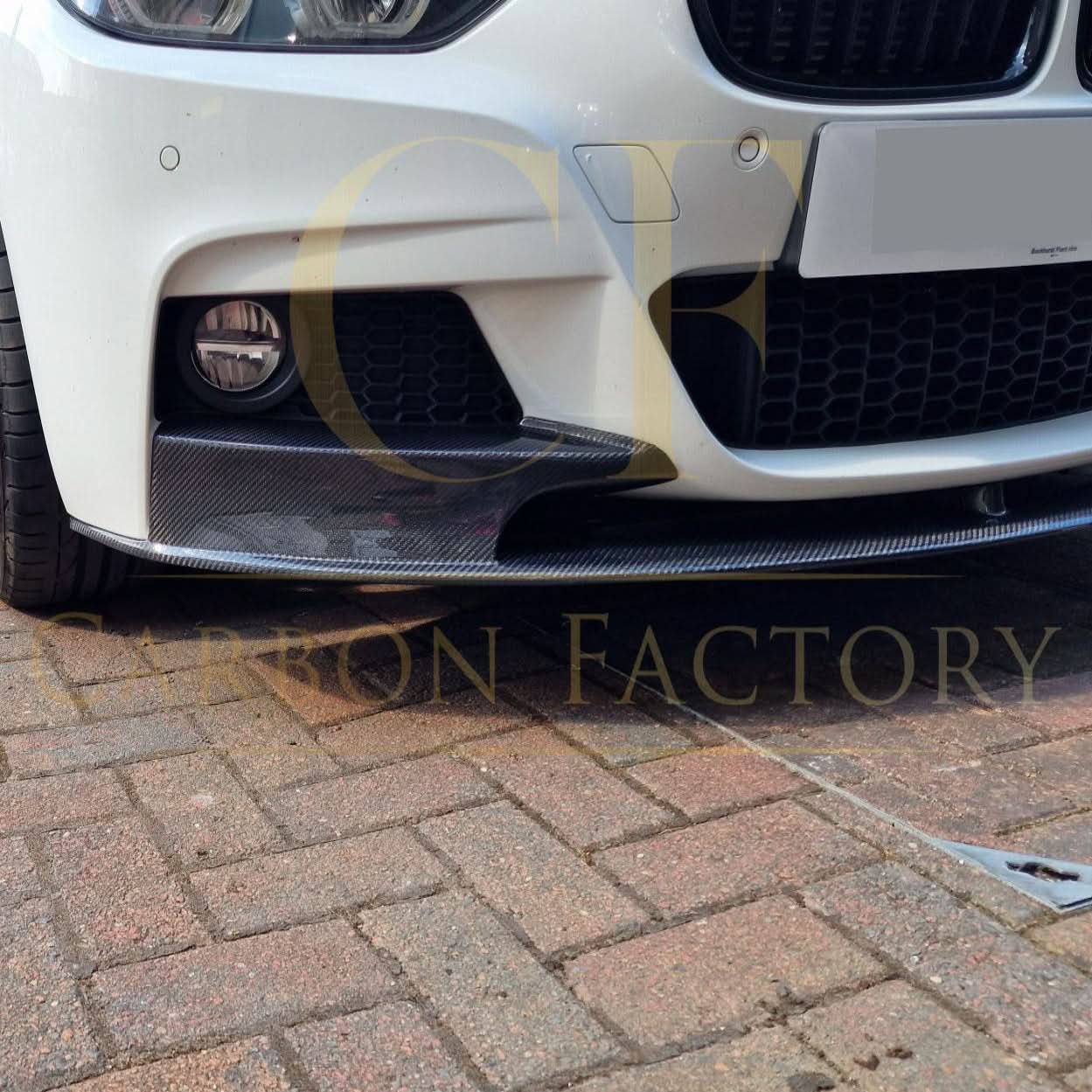 MP Style Carbon Fibre Front Splitter for BMW F30 F31 3 Series M Sport 12-19 - Carbon Factory