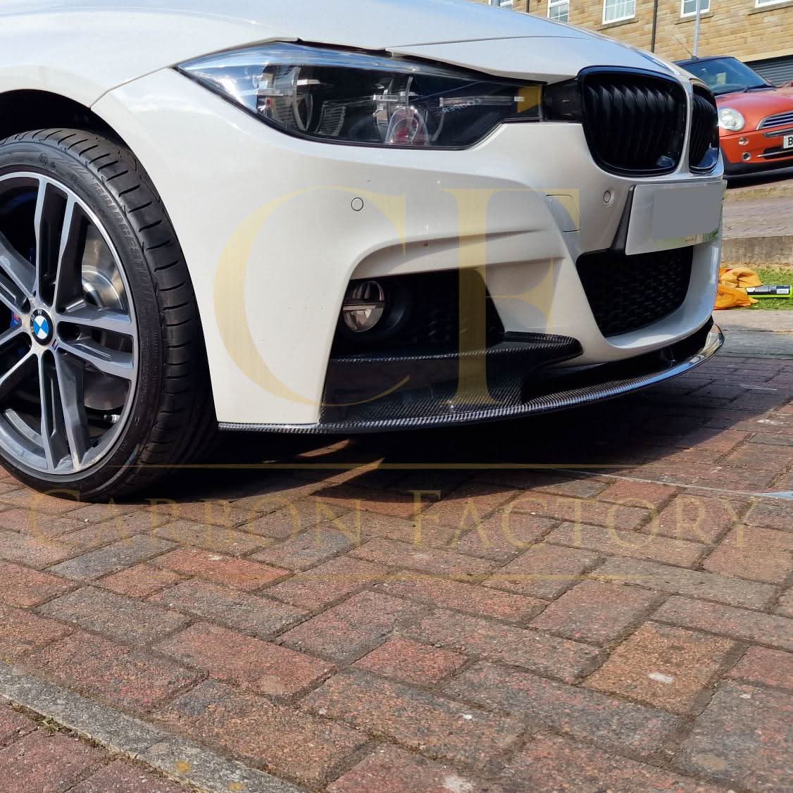 MP Style Carbon Fibre Front Splitter for BMW F30 F31 3 Series M Sport 12-19 - Carbon Factory