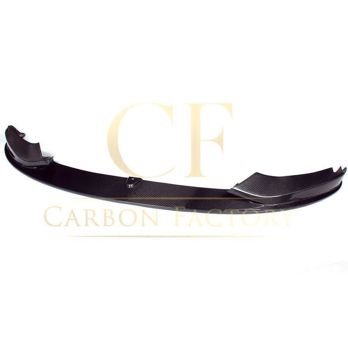 Carbon fibre front splitter for BMW F32 F33 F36 4 Series 2014-2020, enhancing sporty appearance and aerodynamics.