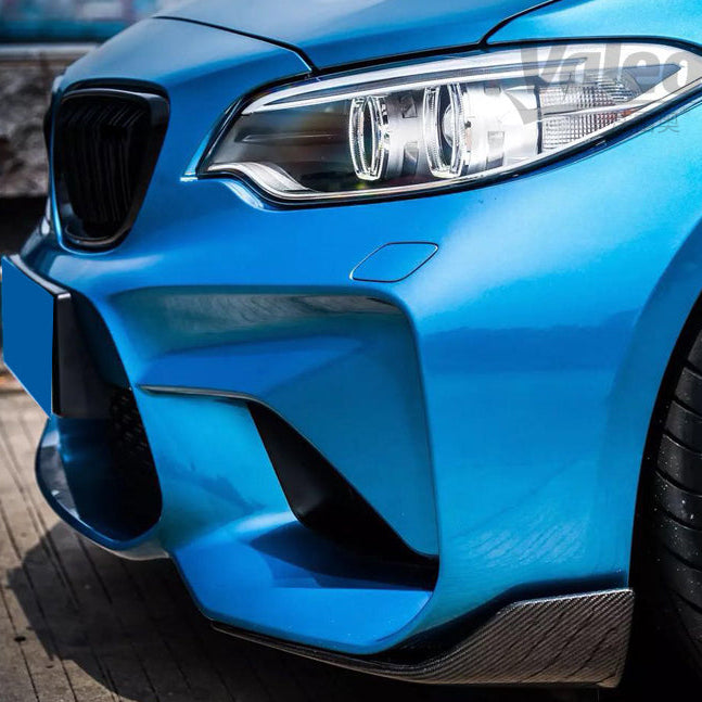MP Style Carbon Fibre Front Splitter for BMW F87 M2 16-21 - Carbon Factory