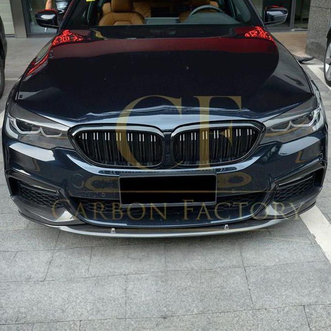 MP Style Carbon Fibre Front Splitter for BMW G30 5 Series M Sport 17-20 - Carbon Factory