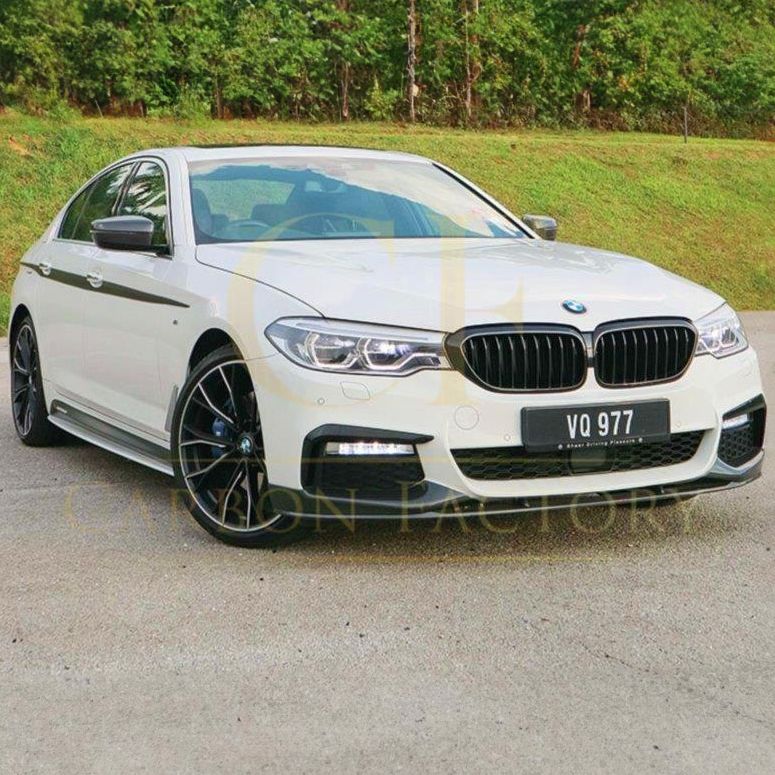 MP Style Carbon Fibre Front Splitter for BMW G30 5 Series M Sport 17-20 - Carbon Factory