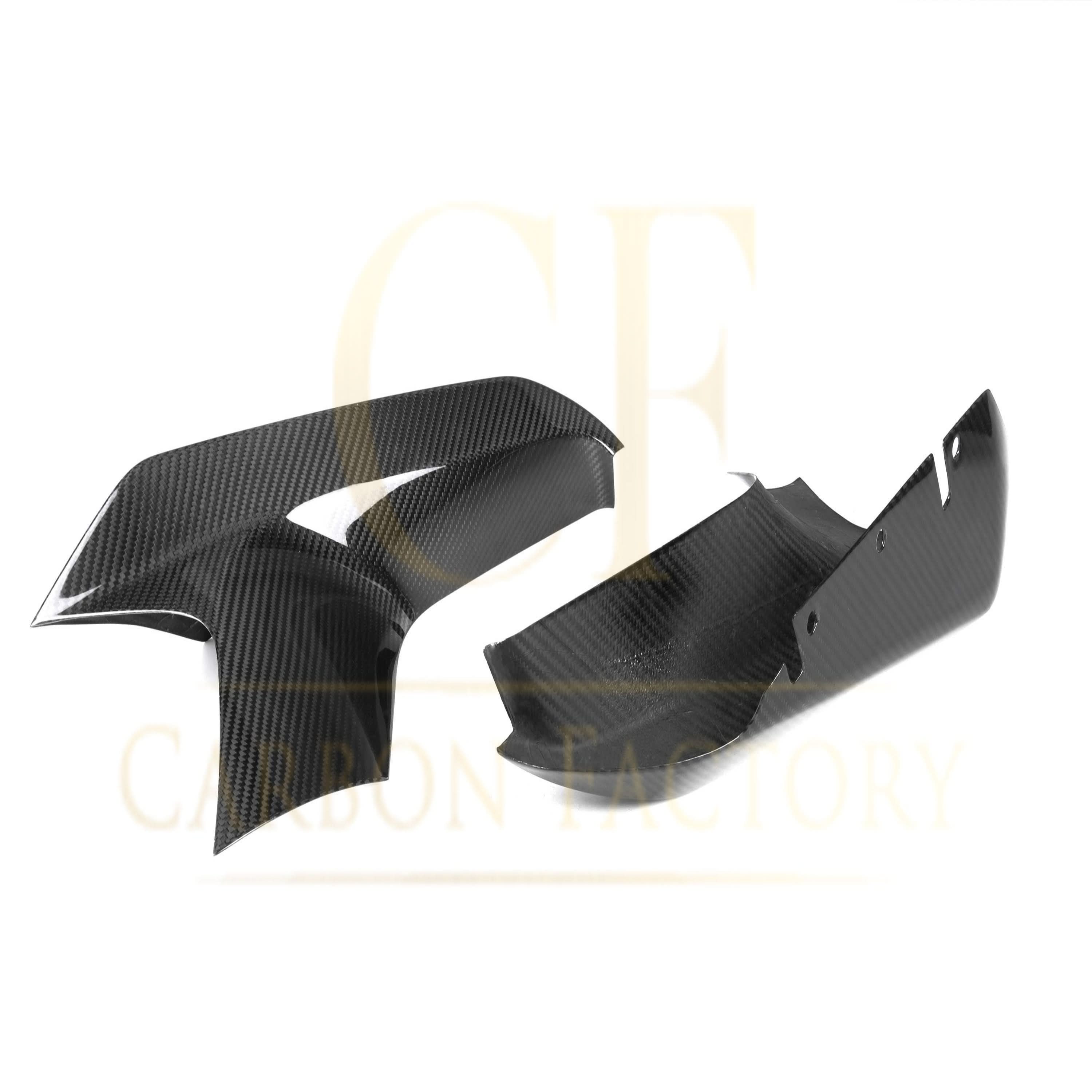 MP Style Carbon Fibre Front Splitter Covers for BMW F90 M5 Pre-LCI 17-20 - Carbon Factory