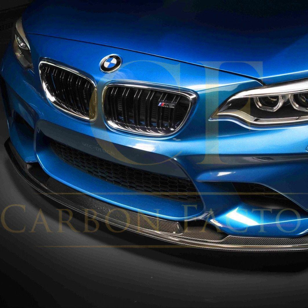 MTC Style Carbon Fibre Front Splitter for BMW F87 M2 OG 16-18 - Carbon Factory