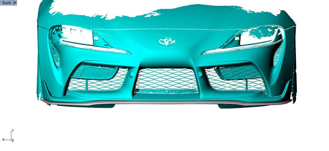 P Style Carbon Fibre Front Splitter for Toyota A90 Supra 19-Present - Carbon Factory